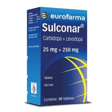 SULCONAR 250/25MG X 30 TABLETAS